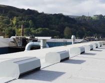 Mackridge natural roof ventilator in-situ on a roof in Todmorden